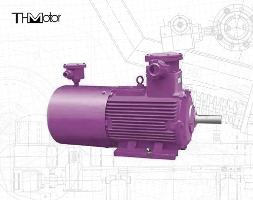 IC411 Động cơ chống cháy điện IP55 lớp bảo vệ ≤ 70dB Mức độ tiếng ồn