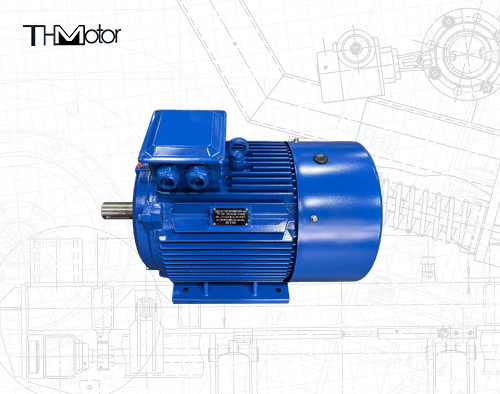 Phương pháp làm mát 30KW Động cơ lồng sóc với vị trí hộp đầu cuối 200L