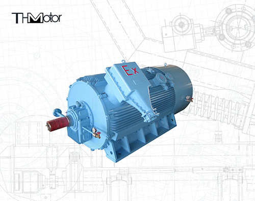 Động cơ điện chống cháy 3600 vòng / phút IE2 với máy bơm chống cháy nổ 3 pha