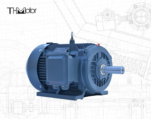 IP54/IP55 Voltage DC Motor 4/6 Cột 0.4-75kw Điện lực Vận tốc trục rỗng 1000 - 3000rpm