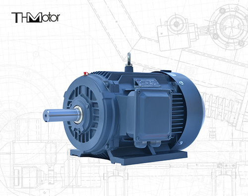 IP54/IP55 Voltage DC Motor 4/6 Cột 0.4-75kw Điện lực Vận tốc trục rỗng 1000 - 3000rpm